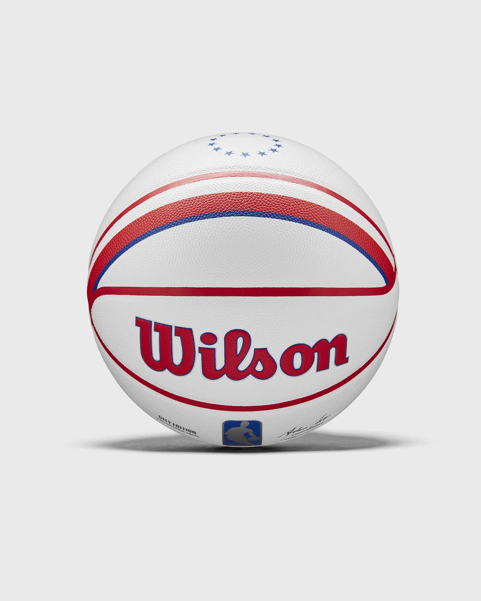 WILSON NBA TEAM CITY COLLECTOR BASKETBALL PHILADELPHIA 76ERS SIZE 7