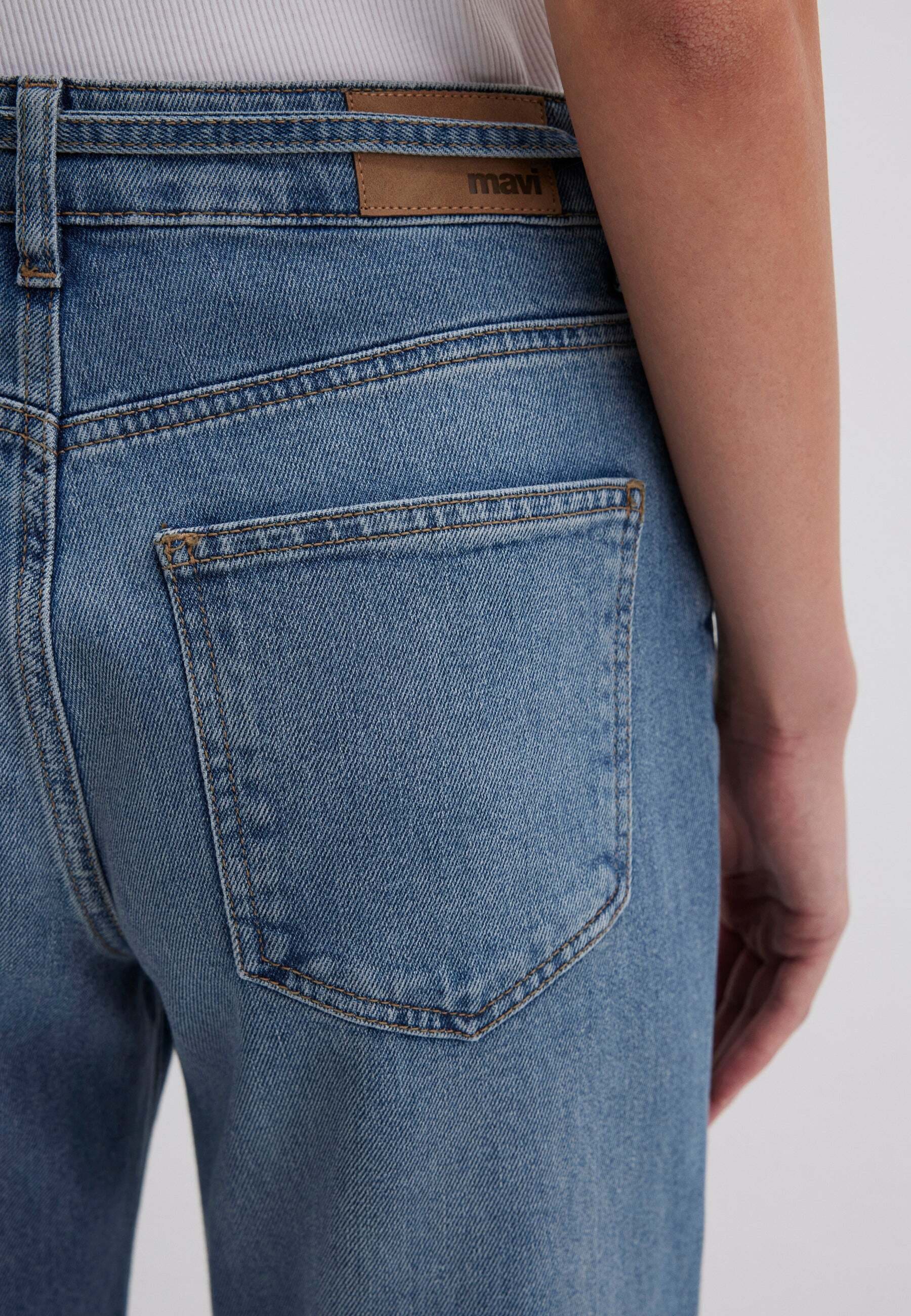 Mavi Weite Jeans »Mavi Jeans Malibu With Belt«