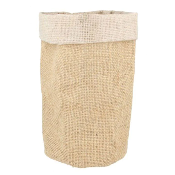Pot en toile de jute 12 x 19 cm Artemio
