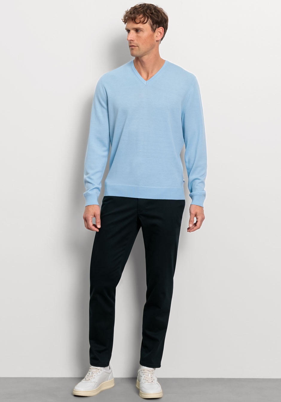 OLYMP Rundhalspullover »OLYMP Strick Casual«