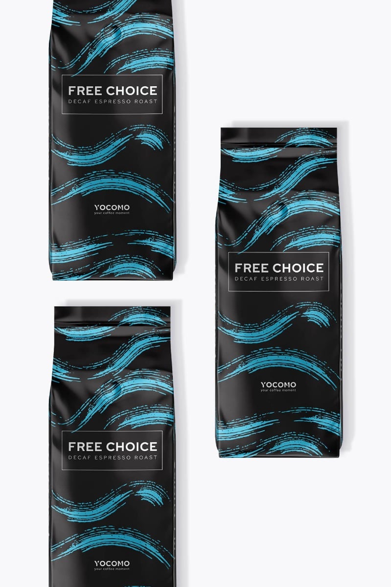YOCOMO Free Choice Decaf Espresso Roast Vorteilspaket 3kg