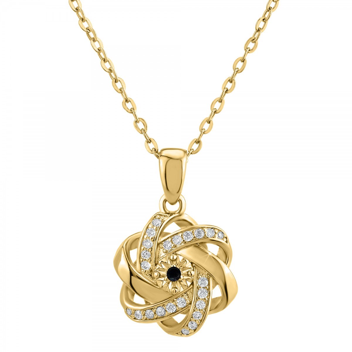 Collier par SC Bohème orné d'un véritable diamant noir
