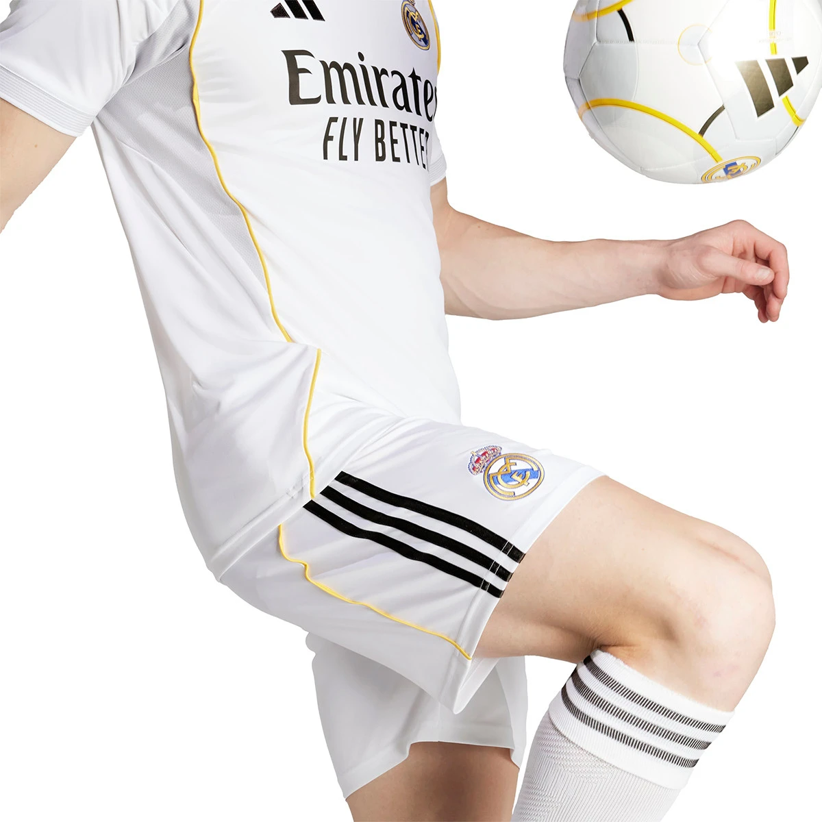 Calções adidas Real Madrid Primeiro Equipamento 2025-2026