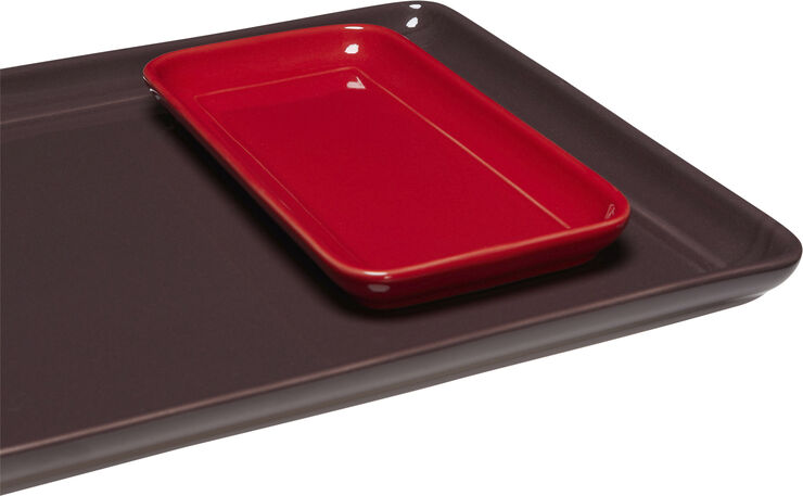 Hübsch Amare Bakke Burgundy/Rød sæt af 2 Burgundy,red