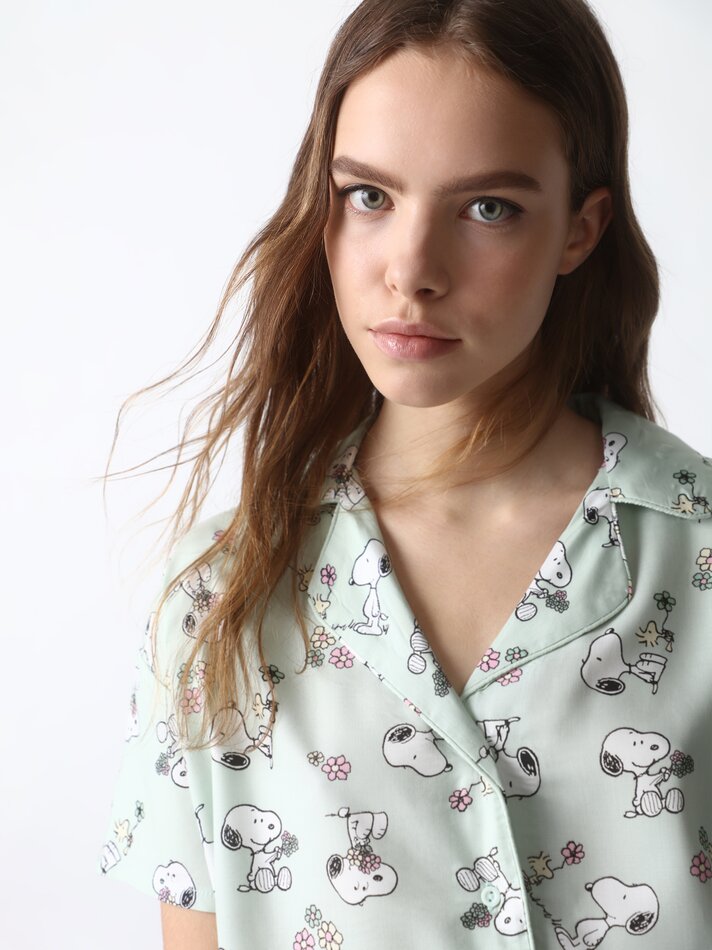 Conjunto de pijama Snoopy Peanuts™ - Menta