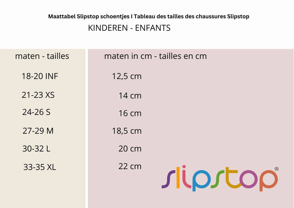 Slipstop waterschoenencognac/wit