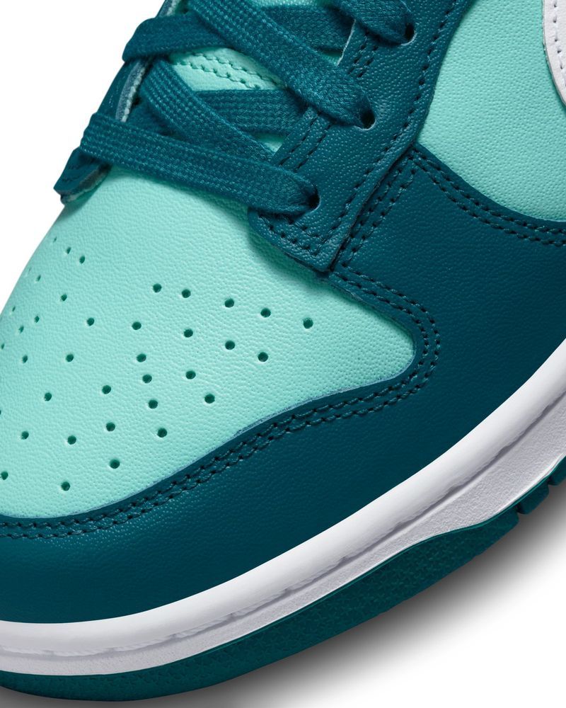 Chaussures Nike Dunk Low Vert & Bleu pour femme