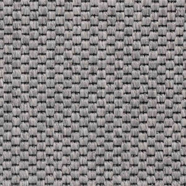 vidaXL Selvklebende trappematter sisal-utseende 15 stk 65x21x4 cm sølv