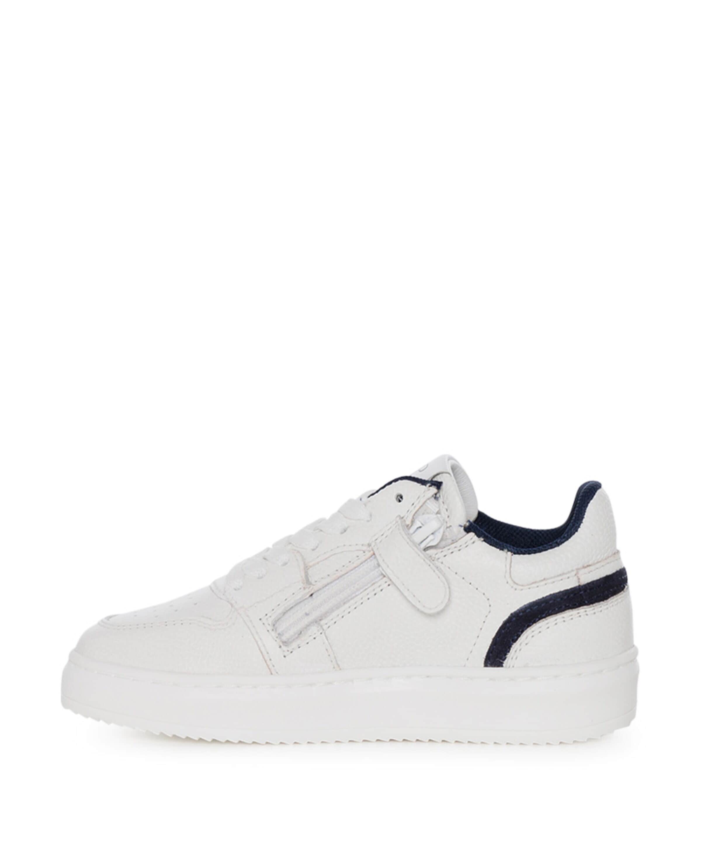 Hip jongens veterschoenen wit