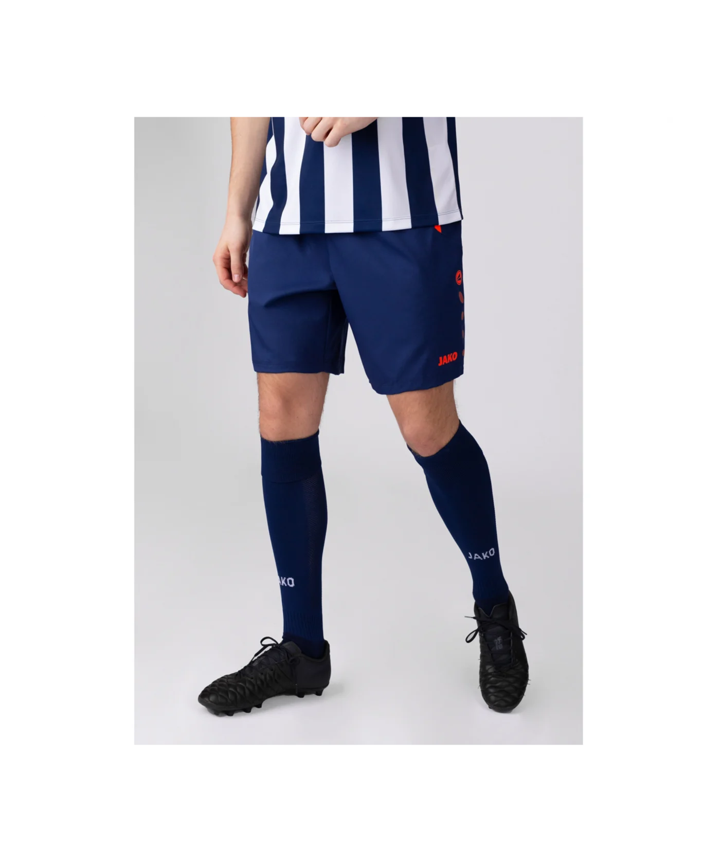 JAKO Allround Trainingsshort Blau Rot F932