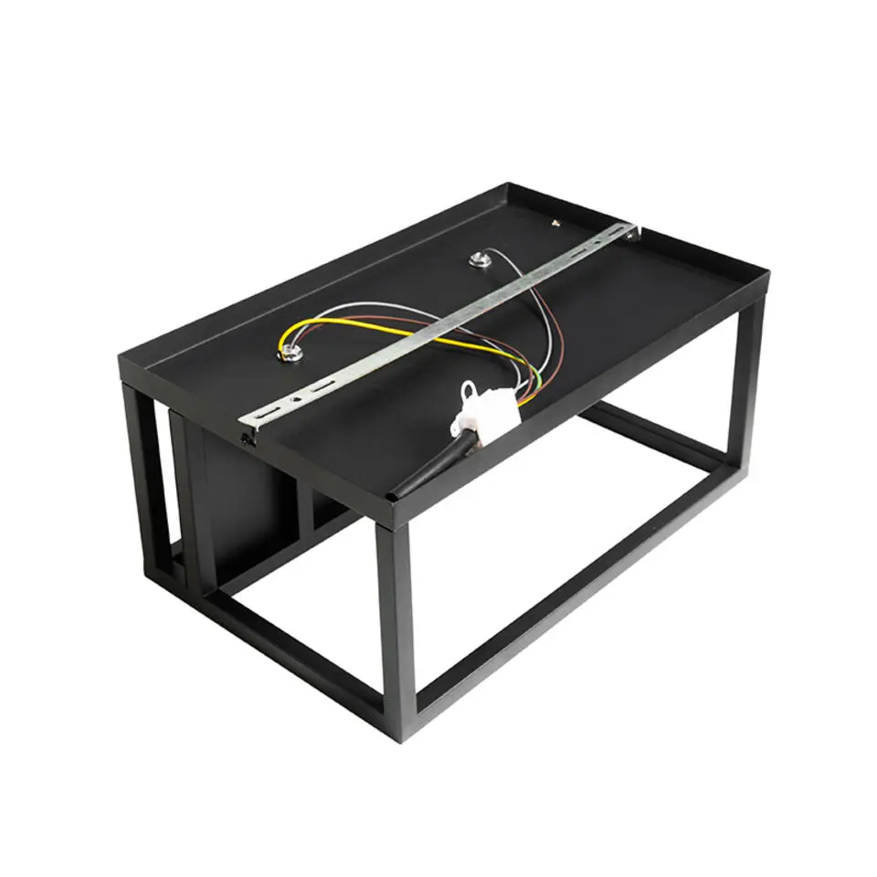 Qazqa wandlampen cage rack zwart e27