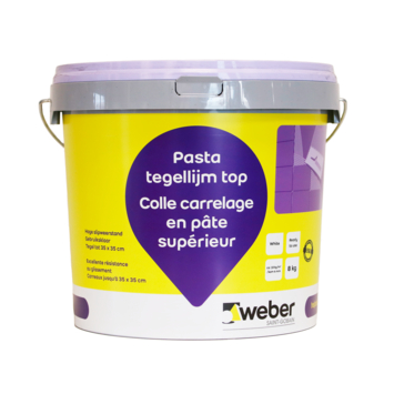 Weber pasta tegellijm top wit 8kg