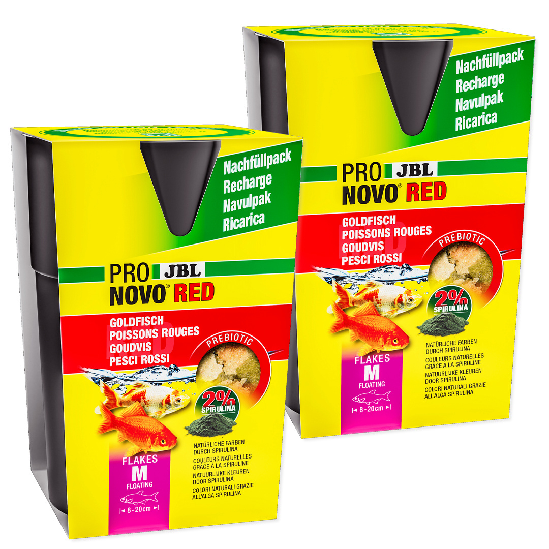 JBL Pronovo Red Flakes M 750ml x2 | Drijvend vlokkenvoer