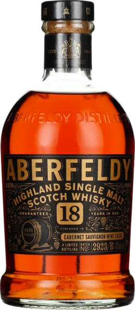 ABERFELDY 18 YEARS NAPA VALLEY RED WINE CASK 70CL