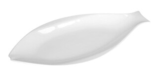 LA PORCELLANA BIANCA Fischplatte ELBA 42 cm Porzellan weiß