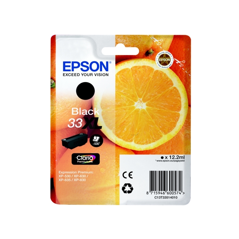 Epson 33XL Tintenpatrone, schwarz