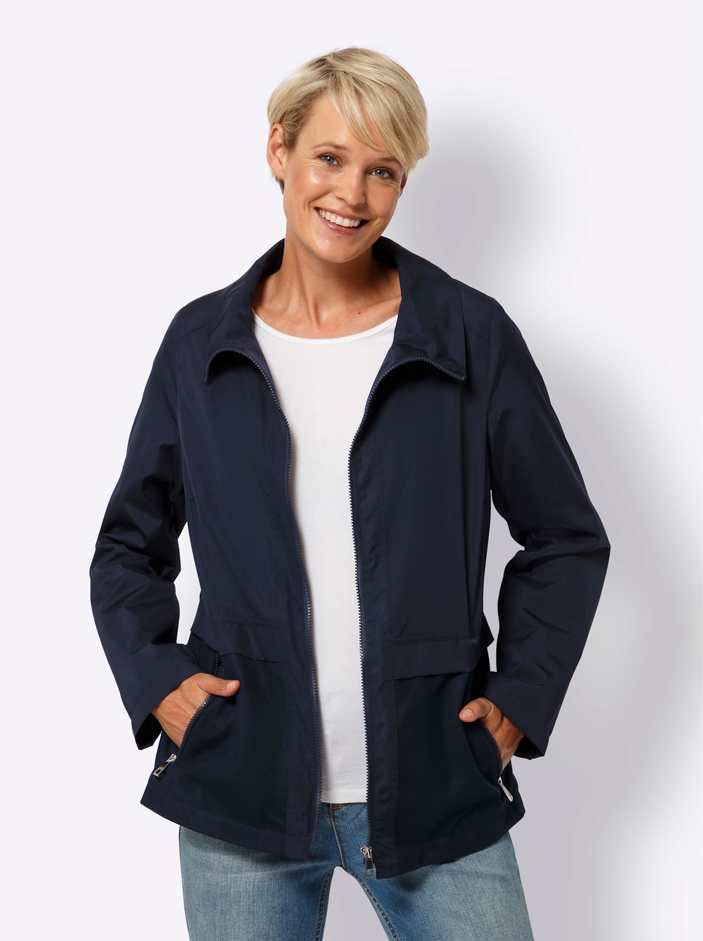 Classic Basics Langjacke ohne Kapuze