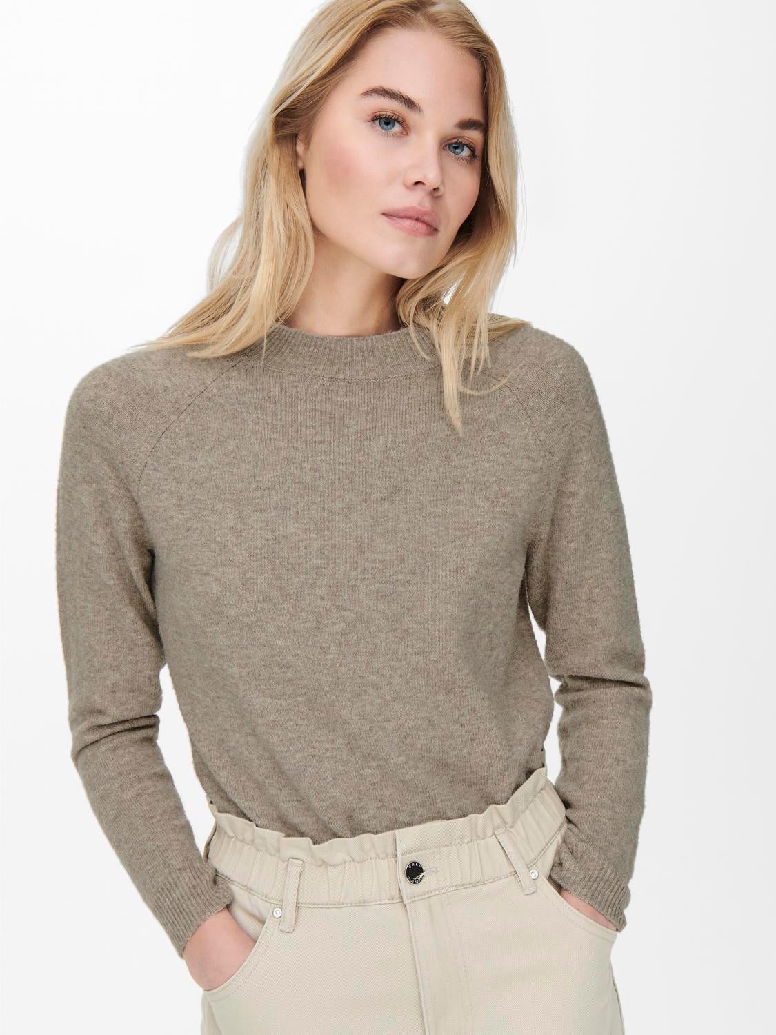 ONLRICA Strickpullover Beige