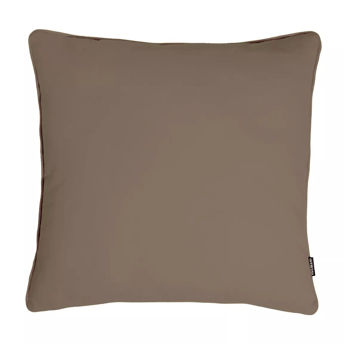 Coussin carré coton (60 x 60 cm) Pixel Taupe