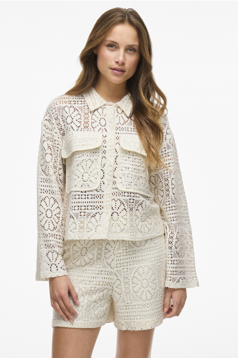 Vila witte dames vest