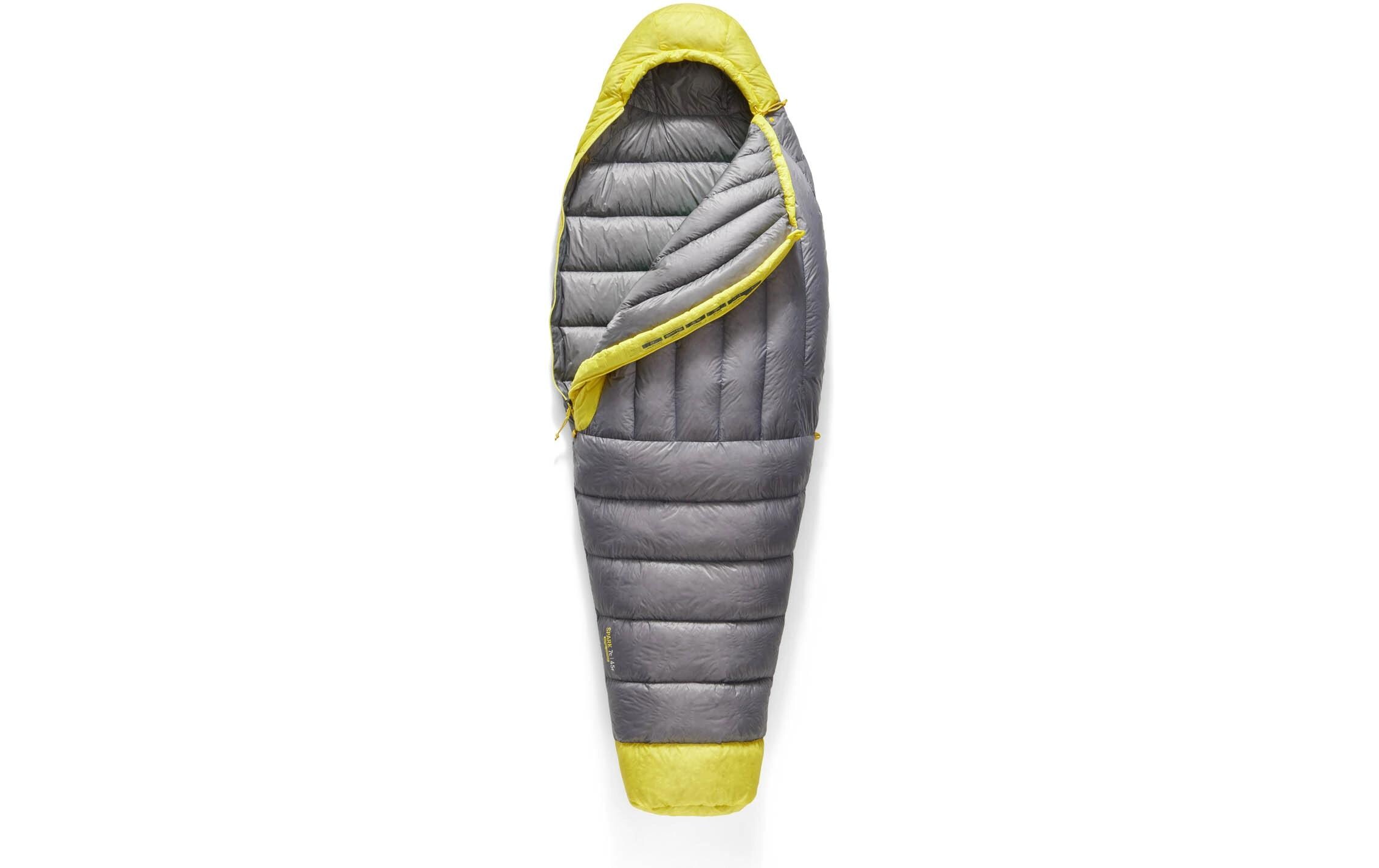 Spark Women's 7C/45F R Polyester, Gelb/Grau<br>Mumienschlafsack