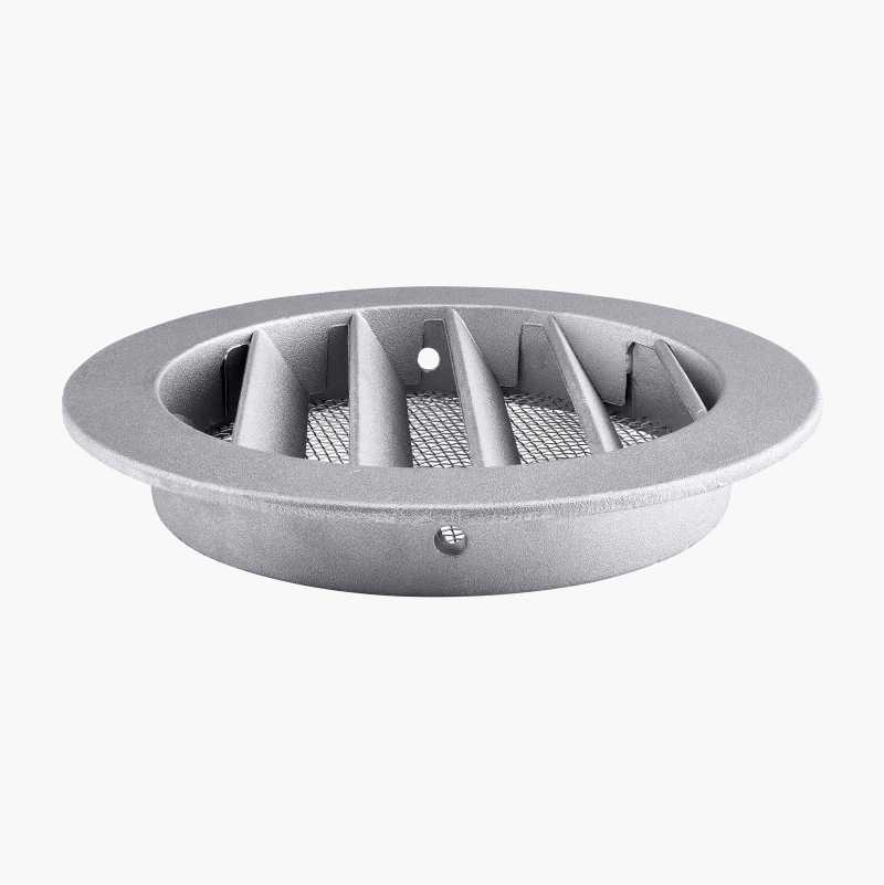 Ventilasjonsgitter aluminium, 100 mm