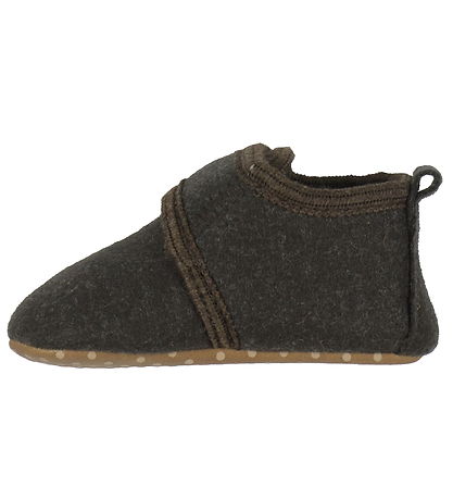 Mikk-Line Hjemmesko - Prewalker Felt - Chocolate Chip