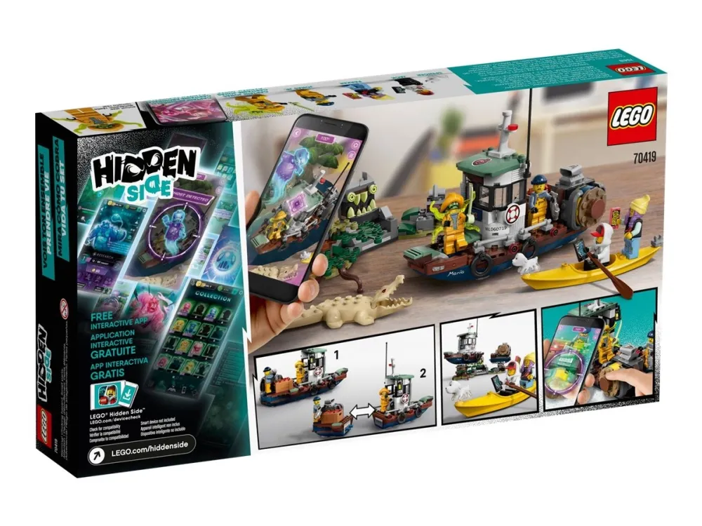 LEGO Hidden Side 70419 Nødstedt rejebåd