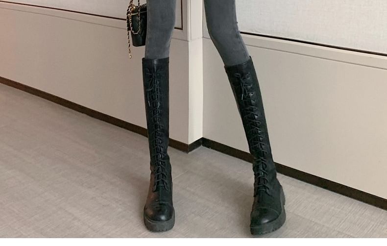 Notica - High Rise Washed Skinny Jeans