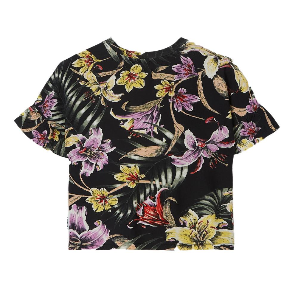 O'Neill T-shirt Noir/Violet Fille O'Neill Aop