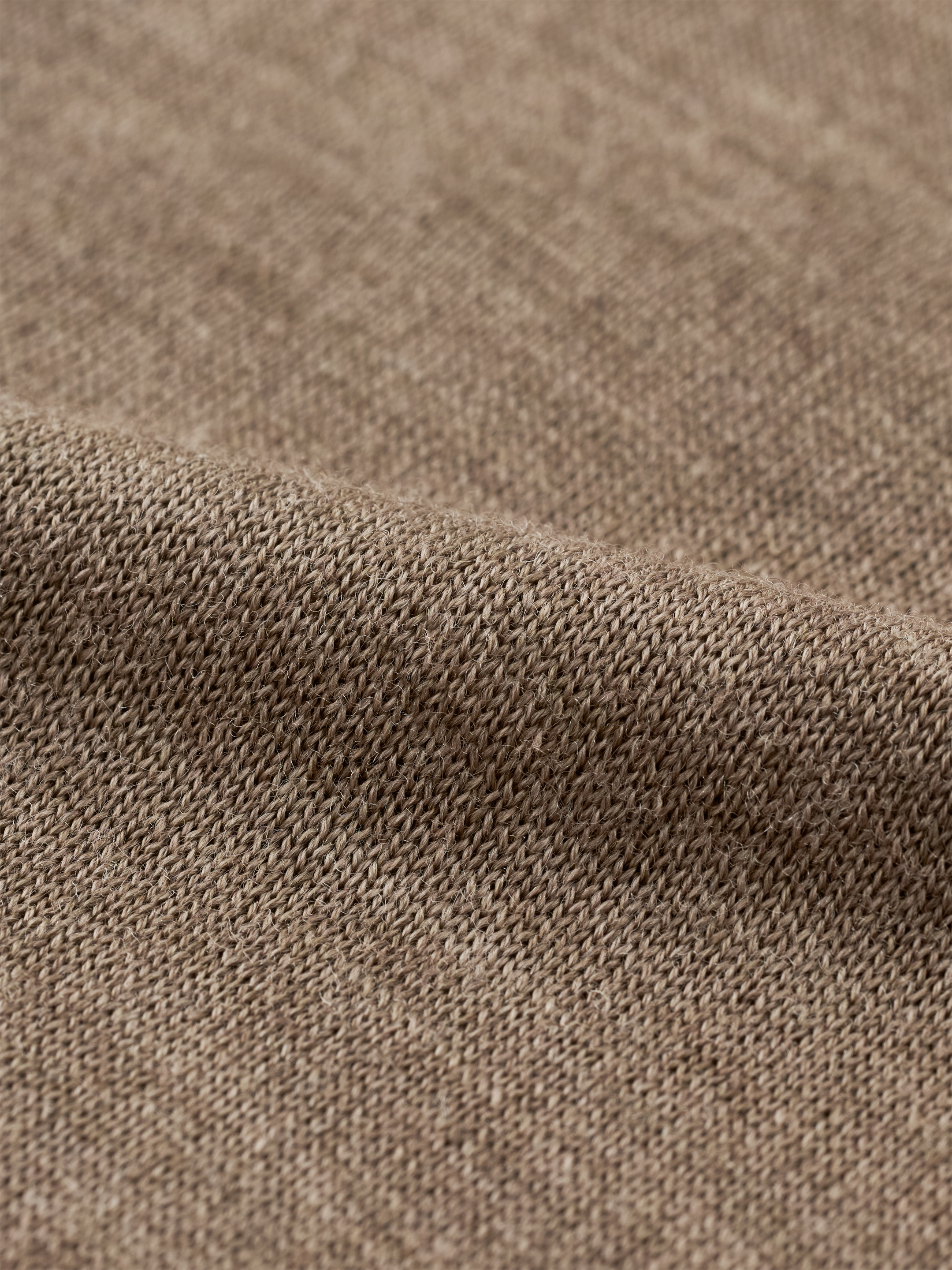 Vest met capuchon van merinowol terry voor heren