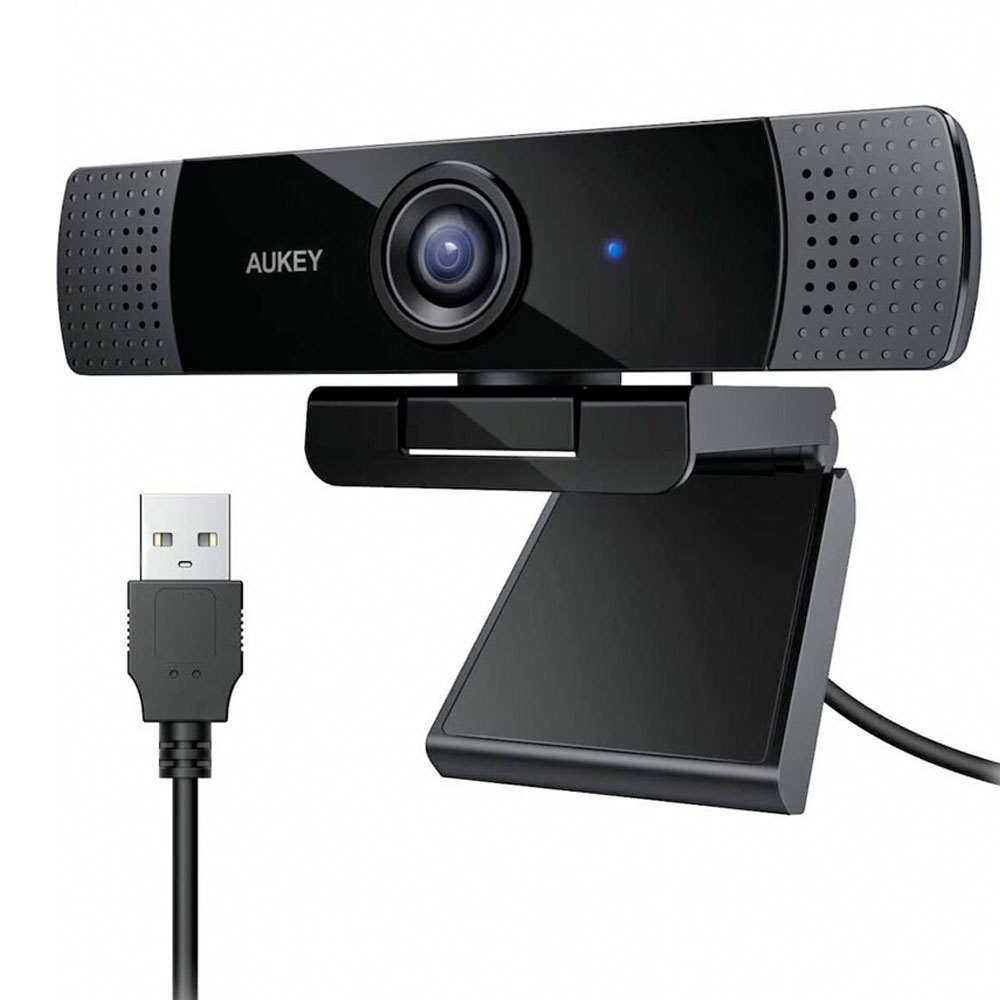 USB Webcam 2MP 1080p@30fps Full HD Kamera Laptop / PC mit Mikrofon und 1/4