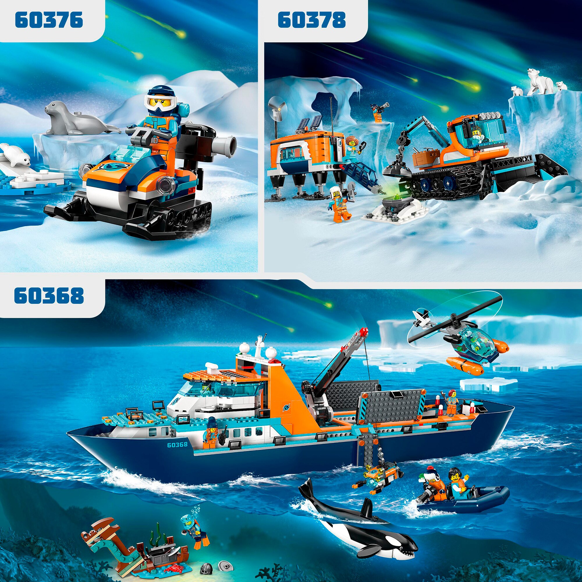 LEGO Konstruktionsspielzeug City Arktis-Forschungsschiff
