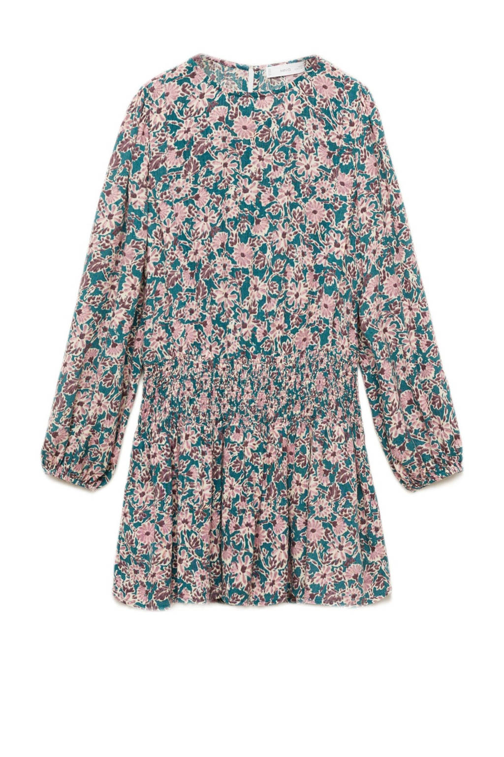Mango Kids A-lijn jurk roze