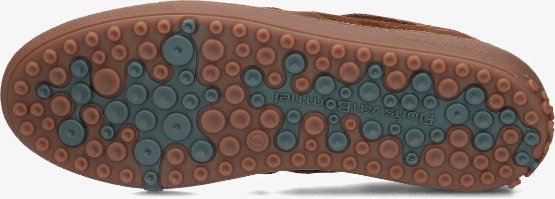 FLORIS VAN BOMMEL cognac floris van bommel lage sneakers sfm-10160