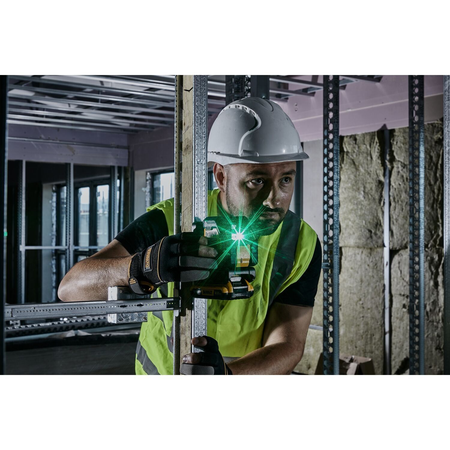 DeWALT DCLE34021N Accu kruislijnlaser groen 18V XR Basic Body in TSTAK
