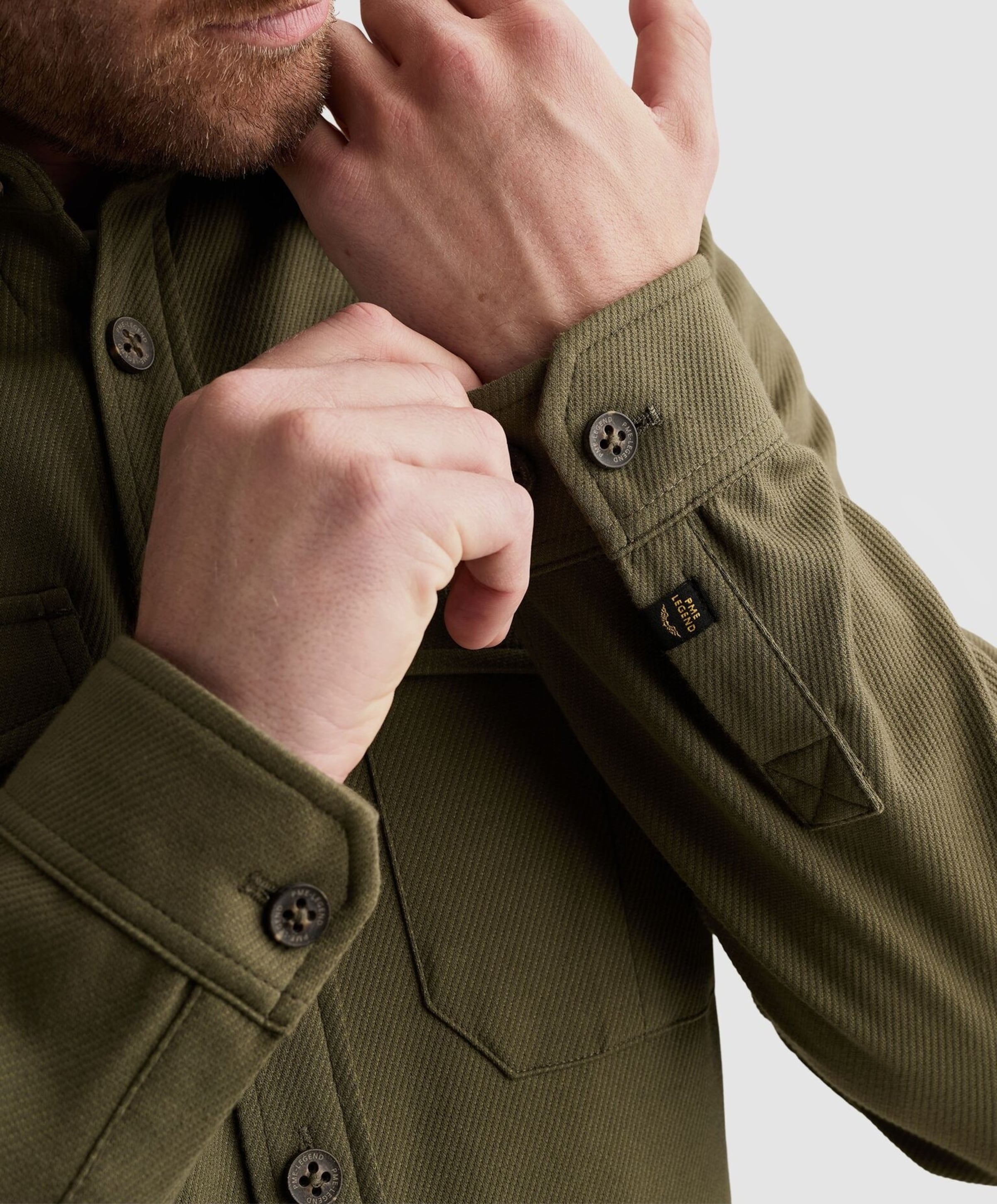 PME Legend Heren overshirt groen