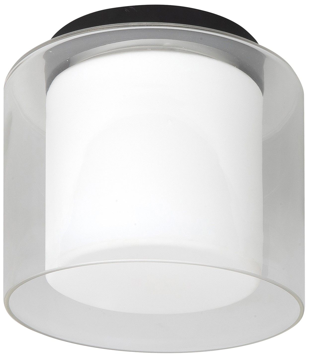 Plafondlamp Helder Glas Ice ⌀22.5  x H19.5 cm