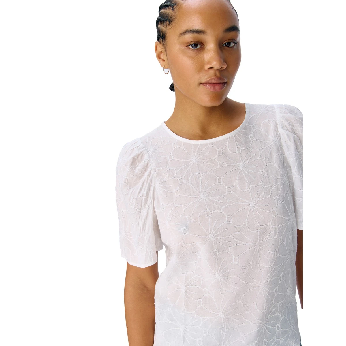 Dames Blouse 25016 blouse uni oversized