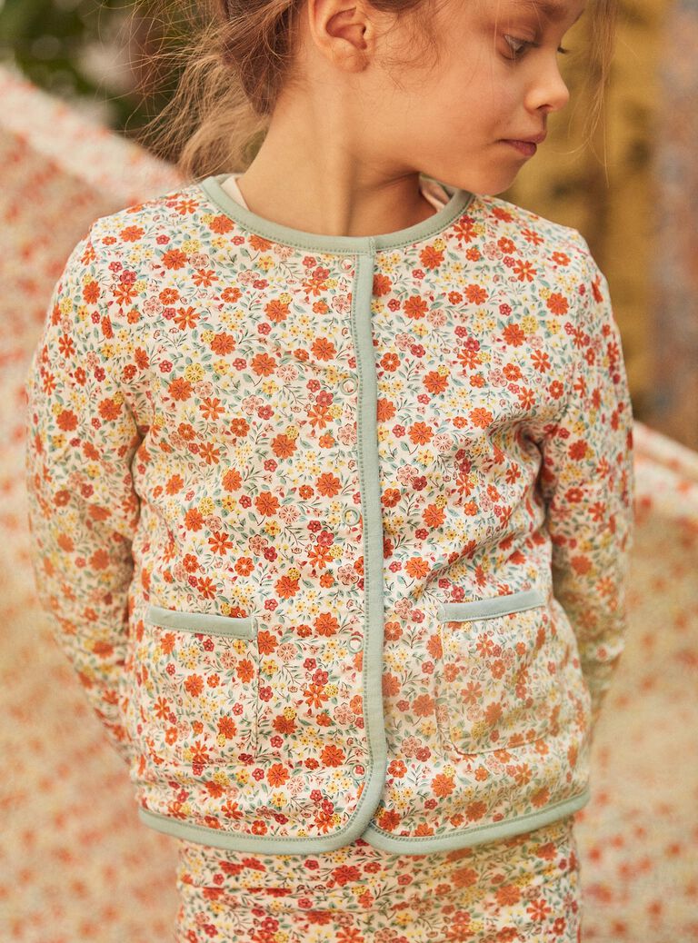 Cardigan réversible sauge