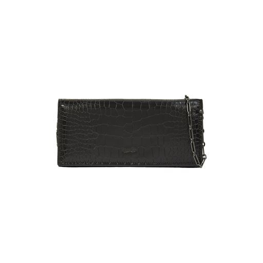 Calvin Klein Glow Chain Mini Crossbody Taske, Black