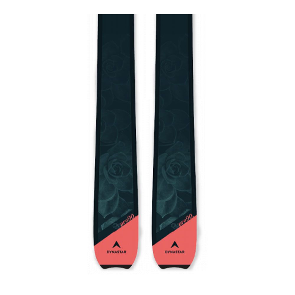Dynastar E-PRO 90 OPEN + NX 11 GW B90 - Skis freeride + Fixations Femme rose/bleu