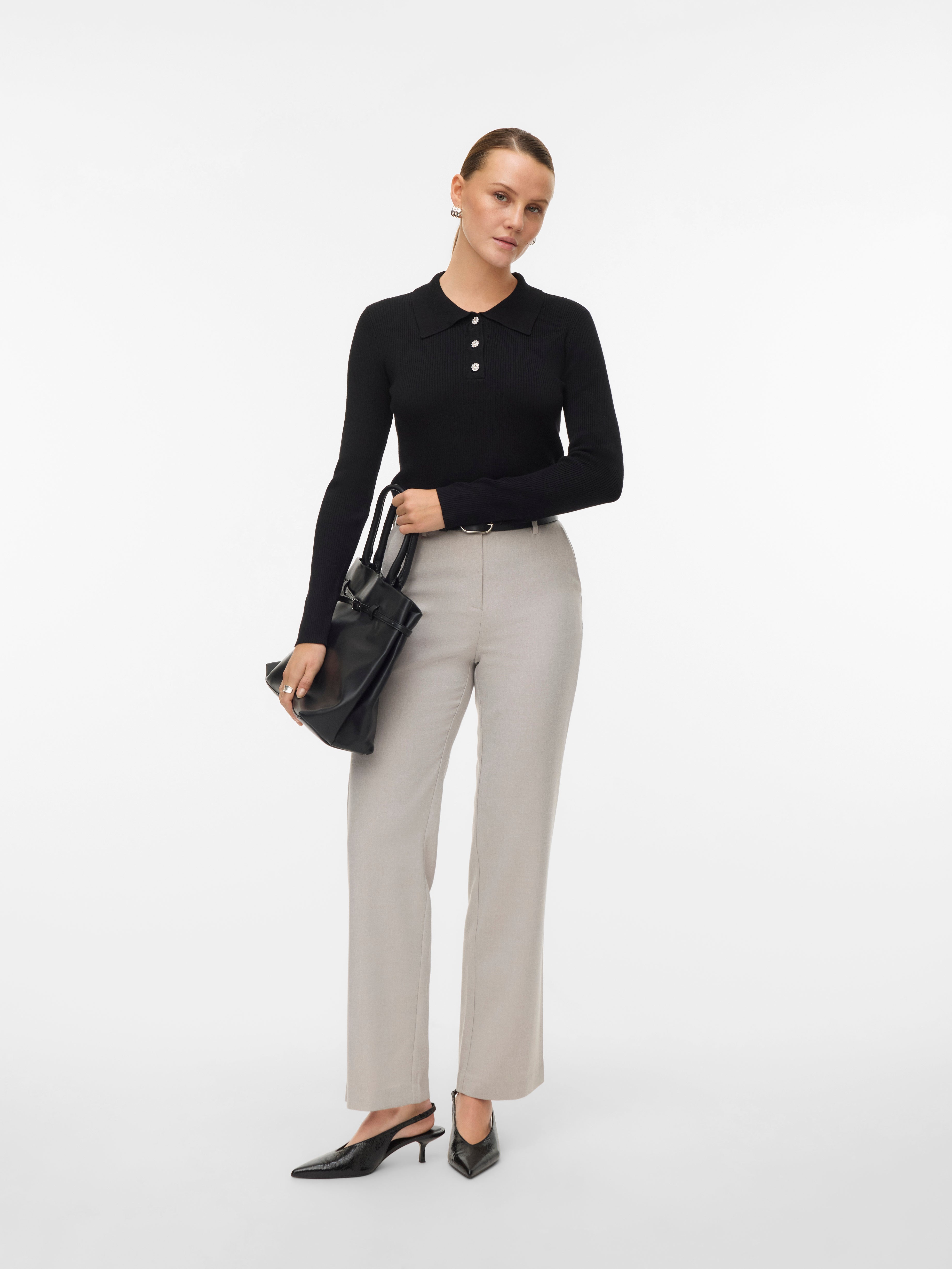 VMZAMIRA Mid waist Broek
