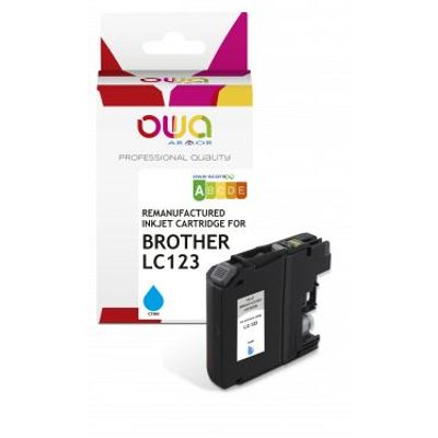 Cartouche compatible Brother LC123 - cyan - Owa