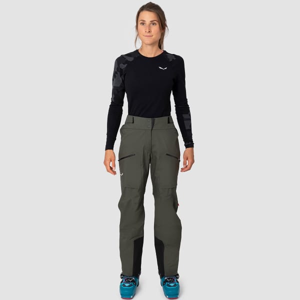 Pantalon ski de randonnée SALEWA SELLA 3L PTX PANT W DARK OLIVE