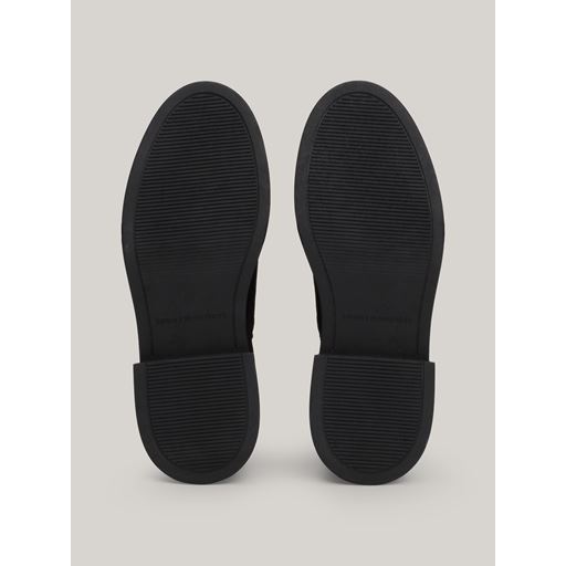 Tommy Hilfiger Suede Tonal Chunky Chelsea Ankelstøvler, Black, 40
