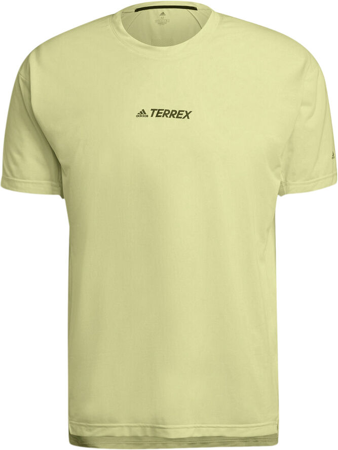adidas Terrex Parley Agravic Trail All-Around løbe T-shirt Gul