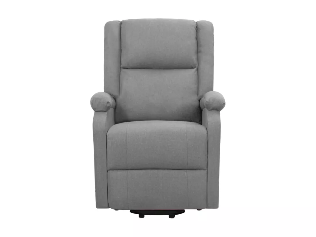 Prolenta Premium - Fauteuil de massage inclinable Gris clair Tissu