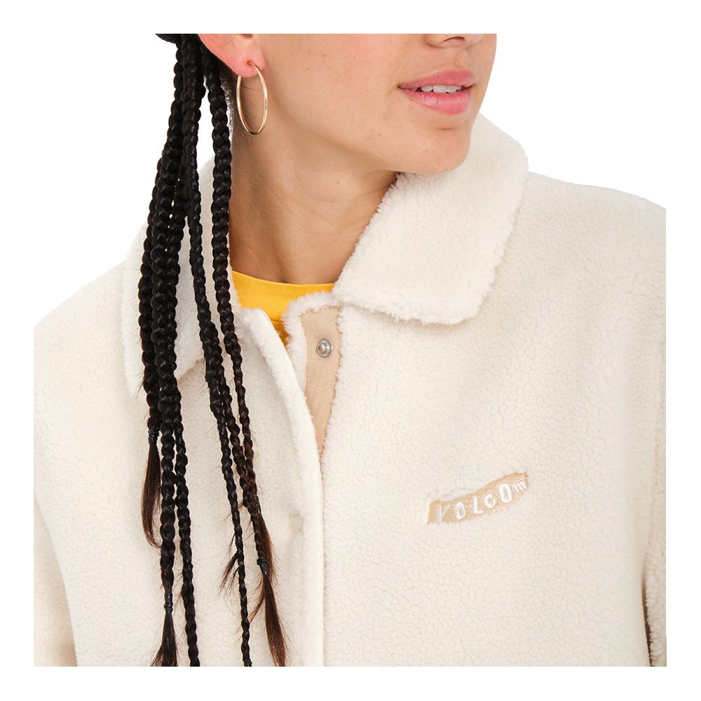 Volcom BLASTONE COAT - Polaire Femme cloud