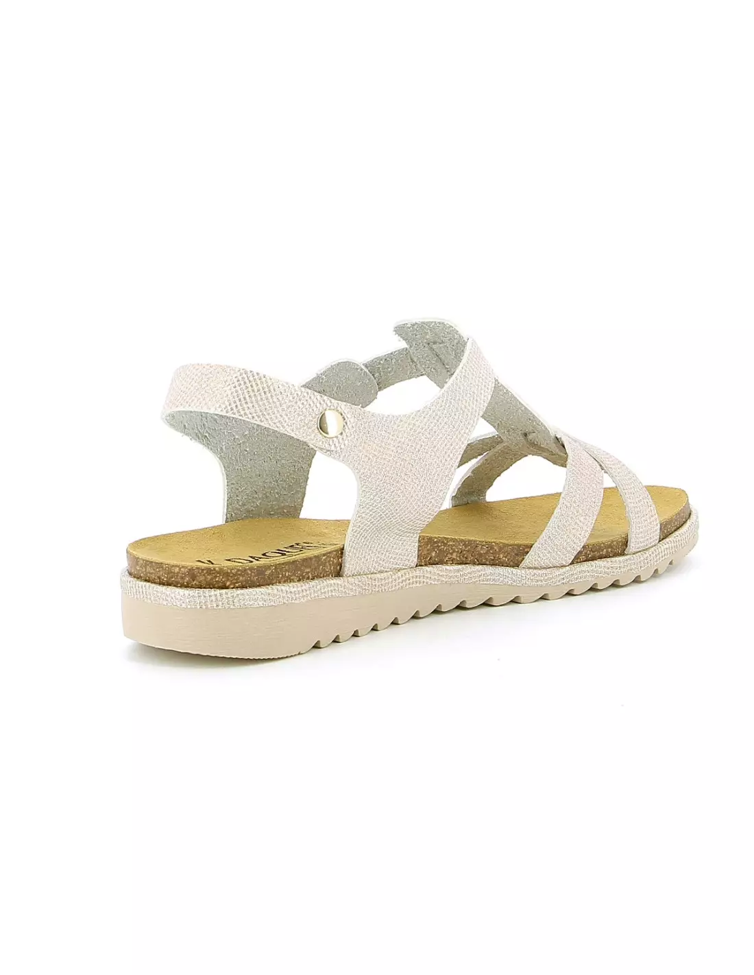 K DAQUES ZENTA - Sandales & nu-pieds Platine